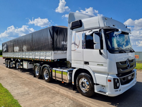 Mb Actros 2546 6x2 Ano 18 Aut + 4 Eixo 0km Facchini 14 X 2mt