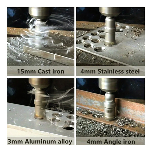 Broca Sacabocado Para Perforar Metales Duros 100mm (4pulg)