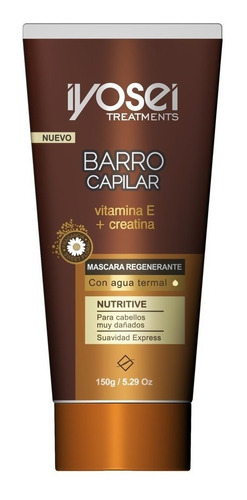 Barro Capilar Iyosei Vitamina E Y Creatina  150ml