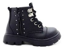 Comprar Botas Botita Borcegos Nenas Cordon Cuero Tachas Cierre 21-26