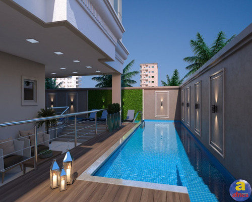 Imagem 3 de 10 de Apartamento 3 Suítes, 2 Vagas De Garagem Na Meia Praia Em Itapema/sc - Imobiliária África - Ap00423 - 69715214