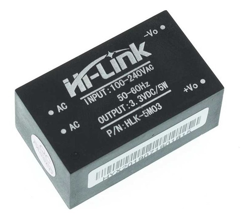 Hlk-5m03 Convertidor Ac Dc Fuente De Voltaje 3.3v 5w