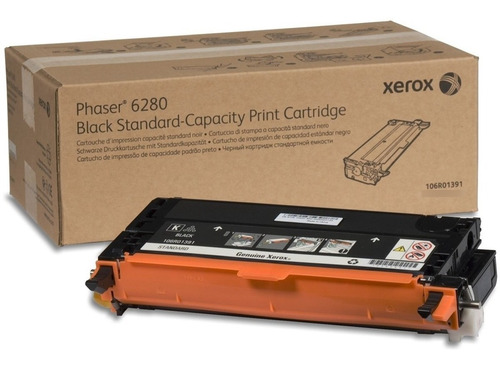 Toner Xerox Phaser 6280 Cap Estandar 106r01391  Negro /v