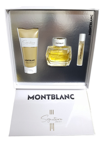 Set Perfume Femenino Montblanc Signature Absolue Edp 90ml
