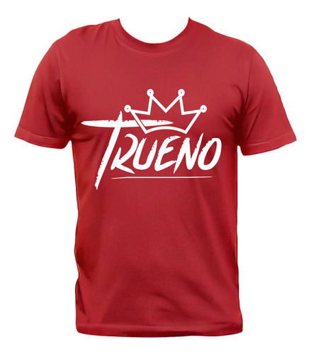 Remera Trueno Trap Argentino Rap 100% Algodón