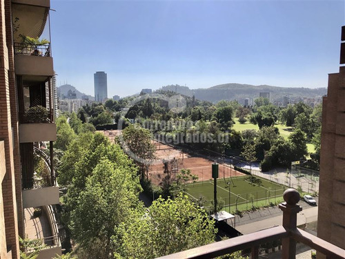 Departamento Amoblado En Arriendo De 4 Dorm. En Las Condes