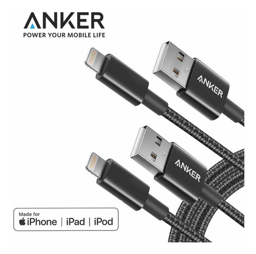 Cable iPhone Apple Mfi Certificado Anker Lightning 2 Metros