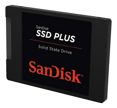 Ssd Sandisk Plus 480gb Sata3 Vel. Leitura 535mbs Preto