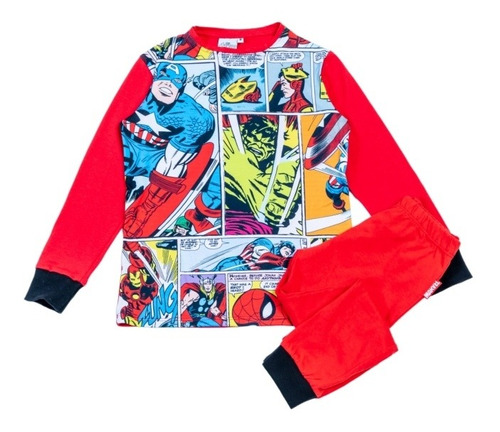 Pijama Avengers Niño Manga Larga Vengadores Marvel® Original