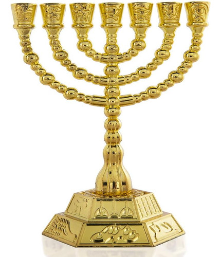 7-branch Menorah Candle Holder For Shabbat,tabernacle, Home 