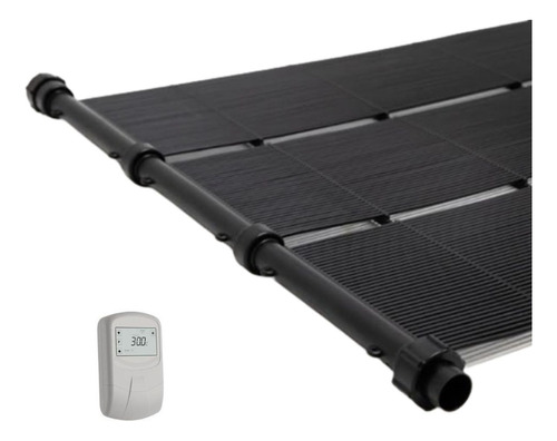 Kit Aquecedor Solar Piscina 6 Placas 3m Pratic+controlador