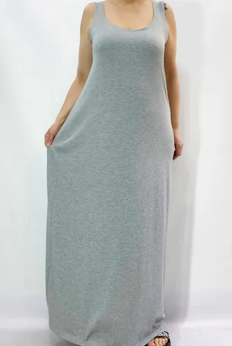 Vestido musculosa largo cheap