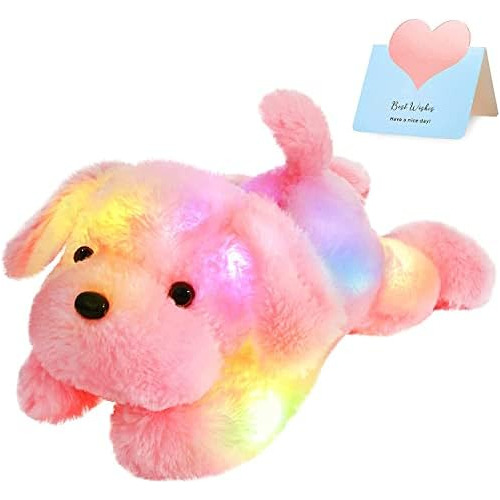 Perro Cachorro Led De Peluche De 45 Cm Luz Nocturna De ...