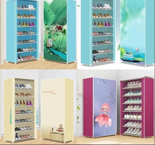 Zapatera Organizador Zapatos Rack Closet 7 Niveles 21 Pares