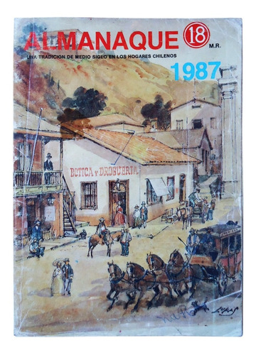 Almanaque 18, Año 1987, Portada De Lukas