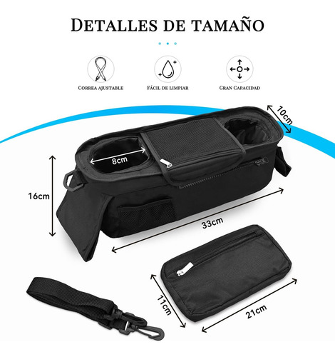 Organizador Para Carriola De Bebé, Accesorios Para Carriola