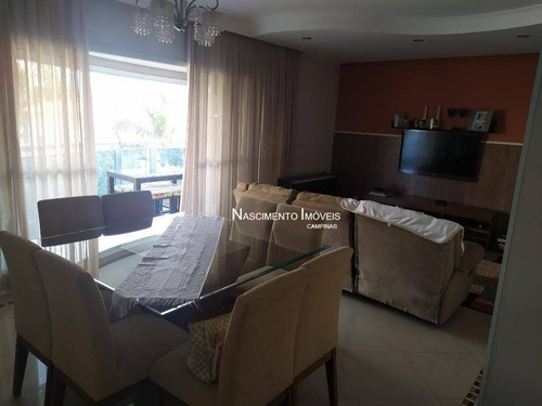 Apartamento Com 3 Dormitórios À Venda, 105 M² Por R$ 850.000,00 - Parque Prado - Campinas/sp - Ap0744