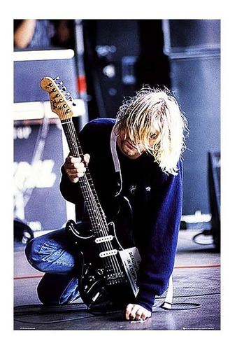 Poster Nirvana Kurt Cobain - Guitar