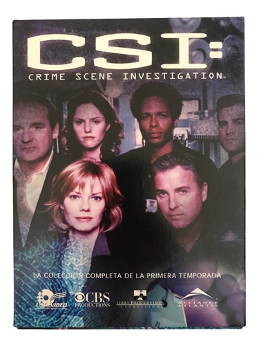 Dvd Csi Crime Scene Investigation La 1a Temporada 6 Discos