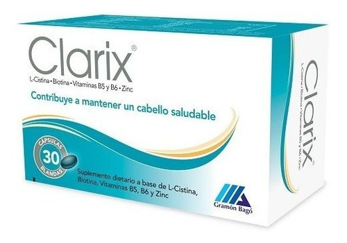 Clarix X 30 Capsulas (para El Crecimiento De Cabello Y Uñas)