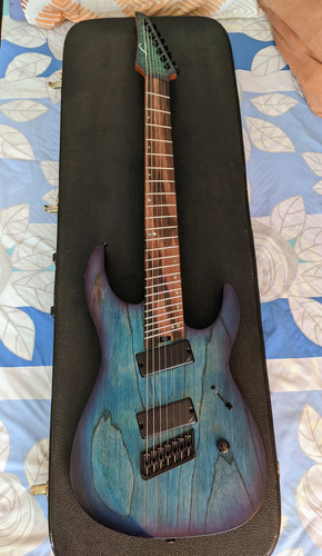 Guitarra Legator Ninja Cobalt Satin - 7 Cuerdas Multiescala