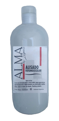 Alisado Fotomolecular X500 Alma