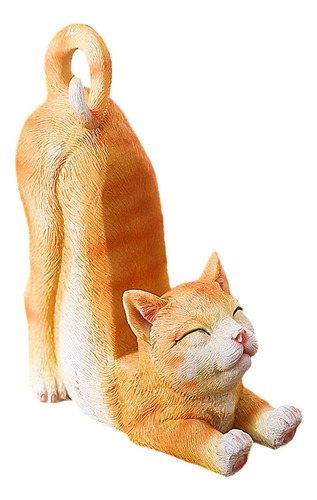 Estatuilla De Gato, Escultura De Animal, Soporte Para