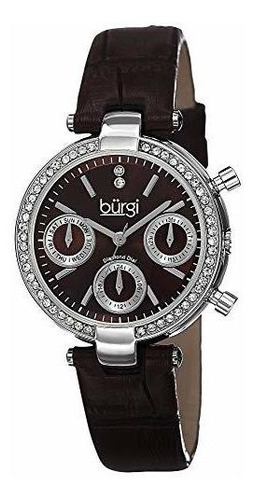 Burgi Diamante Y Reloj De Cristal Mujeres - Multifunción 3 S