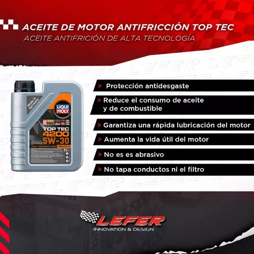 Aceite Motor Top Tec 4200 5w -30 4lt + Antifricción Ceratec