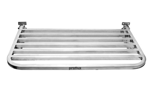 Banco Articulado 70 X 45 Cm Em Aço Inox Cor Prateado