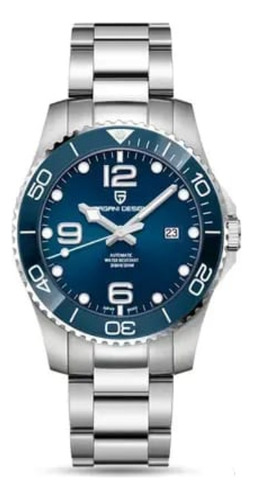 Reloj Pagani Auta. Automático De Hombre Azul Mov. Japones