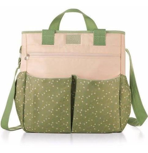 Bolsa Grande Mamãe Bebê Verde /natura