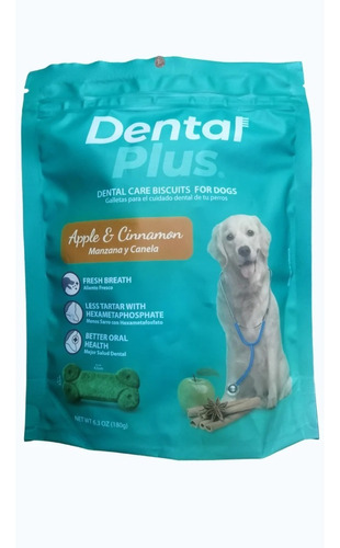 Galleta Para Perro Human Grade Dental Plus Cuidado Oral 180g