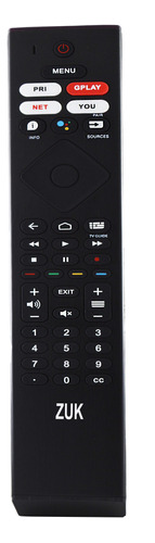 Control Remoto Para Tv Smart Bluetooth Philips Zuk