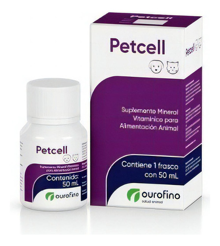 Petcell 50 Ml Convalecencia, Anemia Concentrado Multiespecie