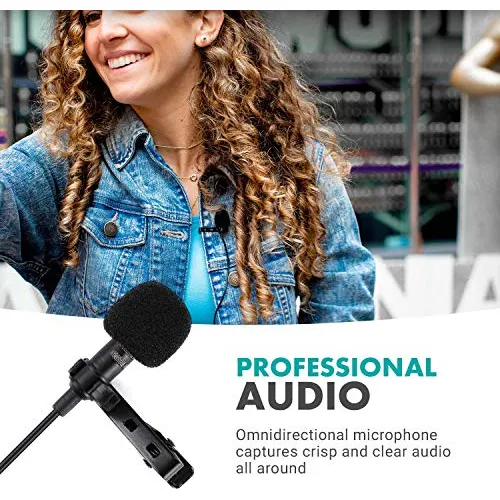 Wmic80 Uhf Sistema De Micrófono De Solapa Inalámbrico...