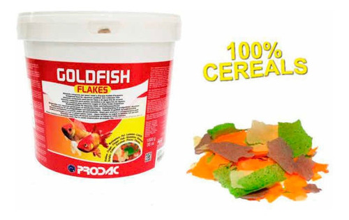 Alimento Prodac Goldfish Flakes X 1kg Balde Carasius Acuario