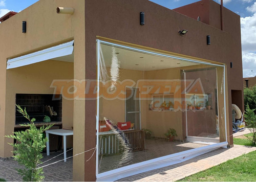 Imagen 6 de 10 de Toldo Vertical Transparente Kit Sin Instalacion 3 X 2.5