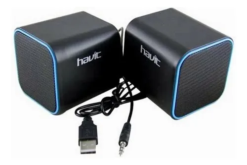 Parlantes Havit Sk473bl 2.0 Pc 3.5 Usb Notebook