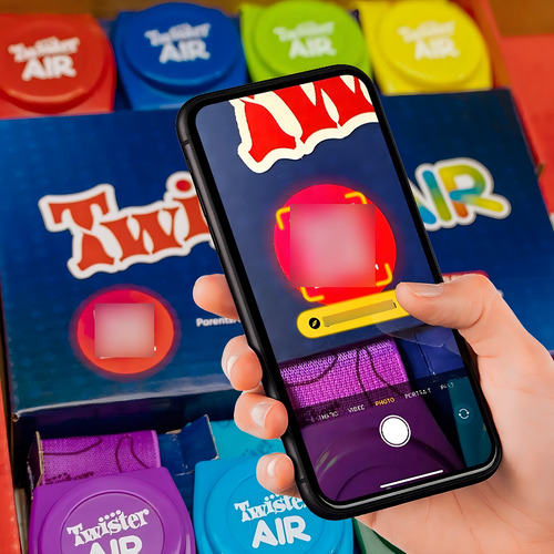 Twister Air Juego Hasbro Gaming Aplicación Juega En Pantalla