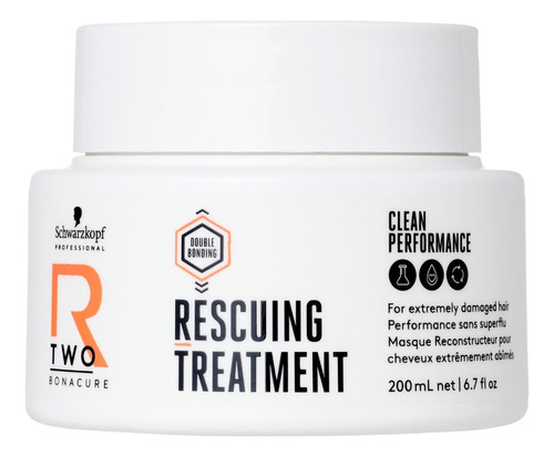 Schwarzkopf R Two Tratamiento Rescuing Reparador Fibra 200ml