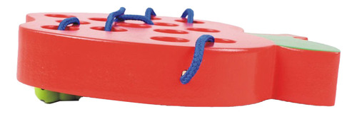 Juguete De Madera Para Comer Frutas Con Forma De Lombriz, En