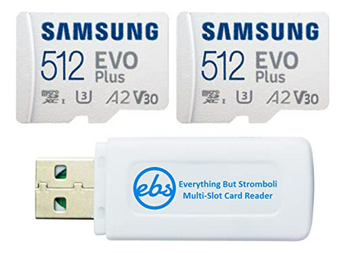 Tarjeta Microsd Samsung Evo Plus 512gb (2 Pack) - Clase 10 U