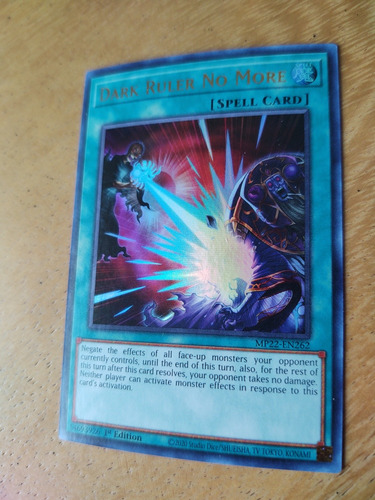 Yu-gi-oh! Dark Ruler No More Mp22-en262 1st Ed. Meta Carta (Usado)