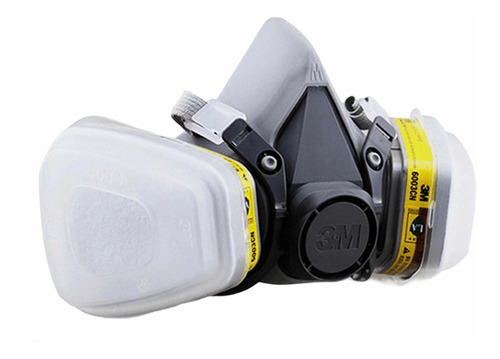 Respirador 3m 6000 + Filtros 6003 + Retenedor + Pre-filtro