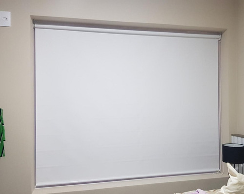 Cortina Rolo Blackout De Medida 2,00 Lx 0,80 A Blecaute Bege
