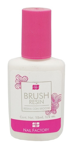 Resina Para Uñas Con Brocha 15ml , Nail Factory