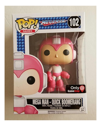 ¡funko Pop! Juegos: Quick Boomerang, Exclusivo De Mega Man #