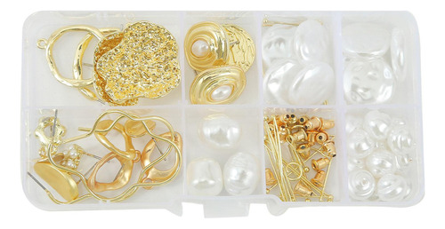 Kit De Inicio Para Hacer Aretes De Conjunto De Perlas