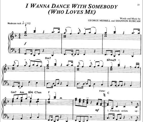 Whitney Houston The Best * 18 Partituras P/ Acordes Guitarra